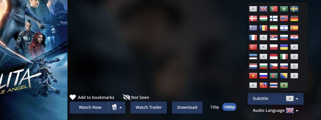 popcorn time movie file on my computer